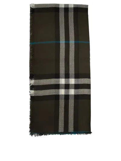 Burberry Checkered Motif Scarf