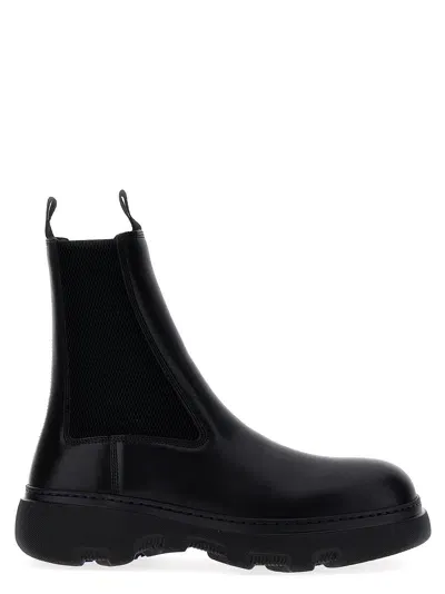 Burberry 'chelsea' Ankle Boots In Black