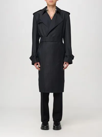 Burberry Black Cotton Trench Coat