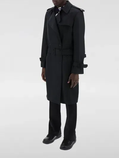 Burberry Coat  Men Color Black In Schwarz