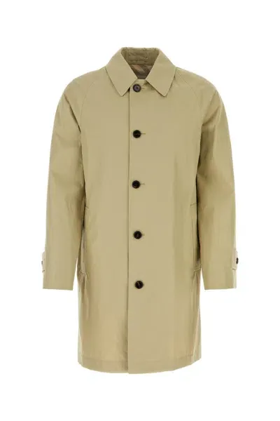 Burberry Coats In Green