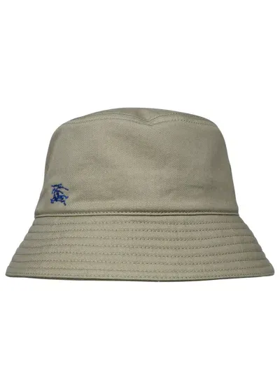 Burberry Cotton Bucket Hat In Beige