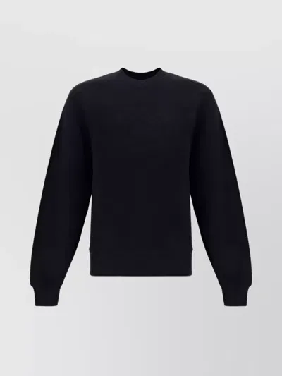 Burberry Cotton Crew-neck Sweatshirt In Black