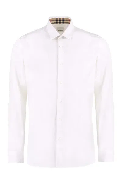 Burberry Cotton Shirt In White