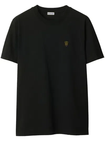 Burberry Cotton T-shirt In Black