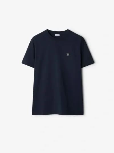 Burberry Cotton T-shirt In Storm