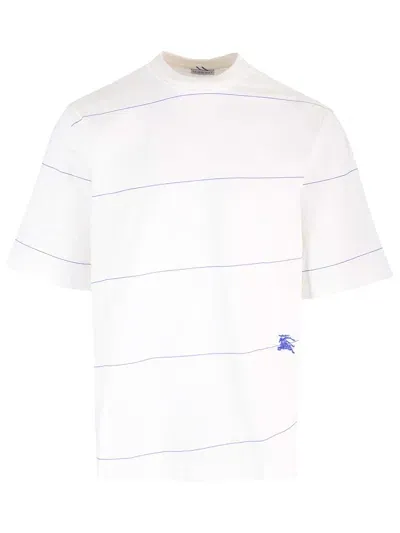 Burberry Cotton T-shirt In Multicolor