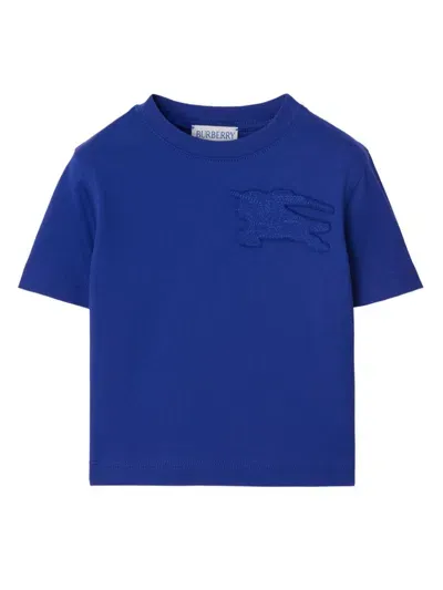 Burberry Babies' Edk Cotton T-shirt In Knight