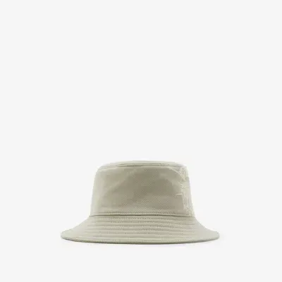 Burberry Ekd Cotton Blend Bucket Hat In Hunter