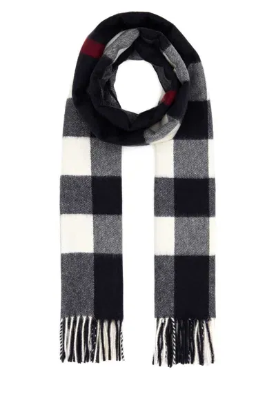 Burberry Embroidered Cashmere Scarf In Multicolor