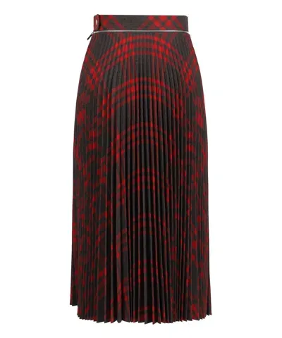 Burberry Evening Midi Skirt In Multicolor