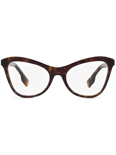 Burberry Eyewear Angelica Glasses In Brown