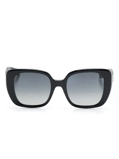 Burberry Eyewear Butterfly-frame Sunglasses In Black