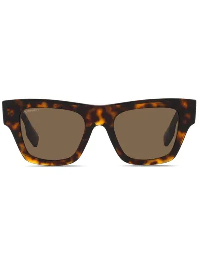 Burberry Eyewear Square Frame Sunglasses In Brown