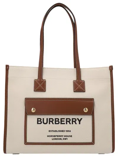 Burberry 'freya' Small Shopping Bag