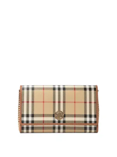 Burberry Hanna Wallets & Card Holders In Neutral