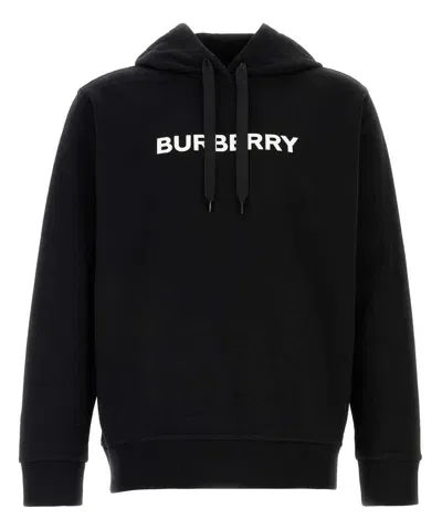 Burberry Hoodie In Black