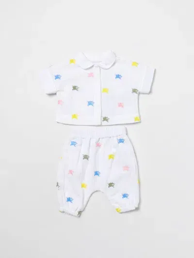 Burberry Babies' Jumpsuit  Kids Kids Color White