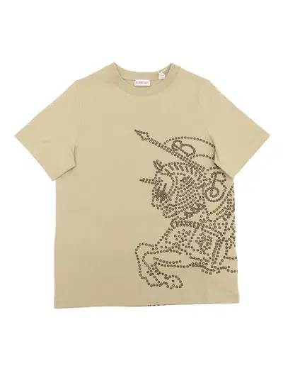 Burberry Kid Boy T-shirts In Green