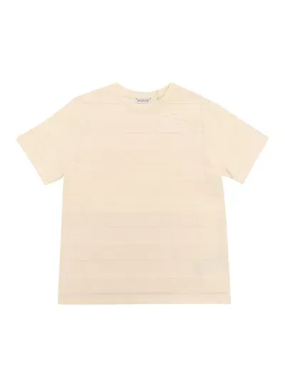 Burberry Kid Boy T-shirts In White