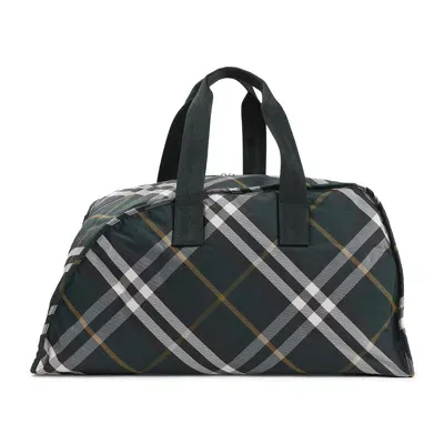 Burberry "large Shield" Duffle Bag In Green