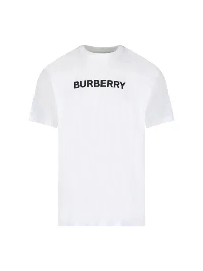 Burberry Logo T-shirt In White