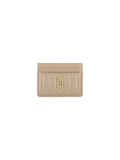 Burberry 'lola' Card Holder In Beige