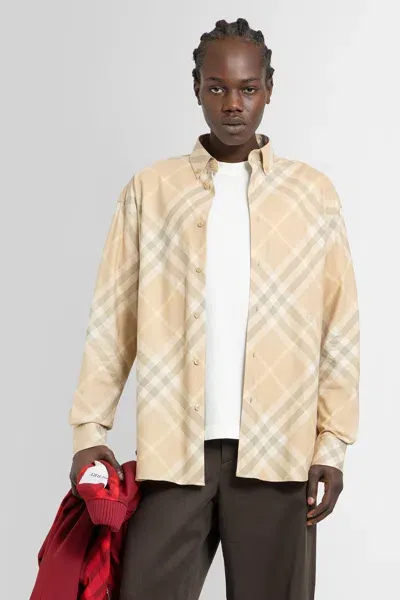 Burberry Man Beige Shirts