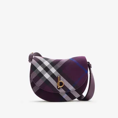 Burberry Medium Rocking Horse Bag In Purple