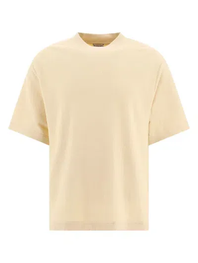 Burberry Towelling T-shirt In Cream