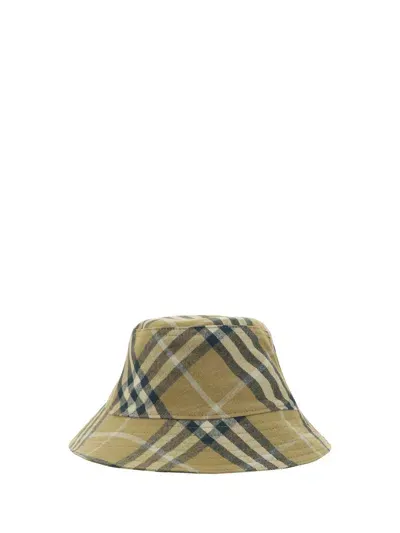 Burberry Mh Twill Check Bucket Bucket Hat In Camp Ip Check