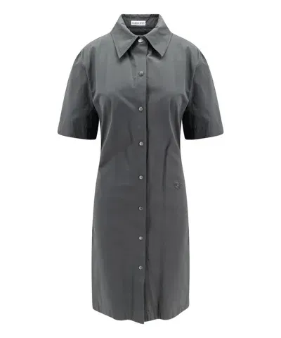 Burberry Midi Dress In Gray