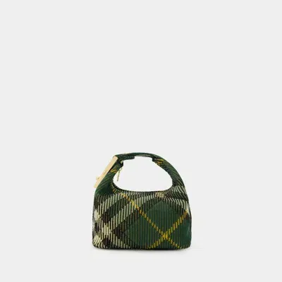 Burberry Peg Mini Green Duffle Bag Women