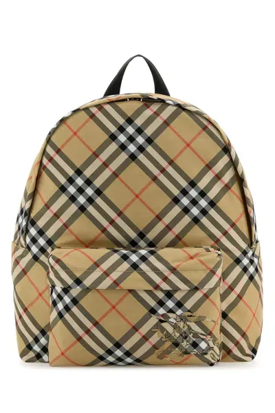 Burberry ml Essential Backpack Cj1-tu Nd  Male In Sand