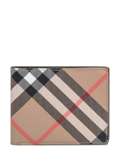 Burberry Ms Hipfold Bin Wallet In Sand