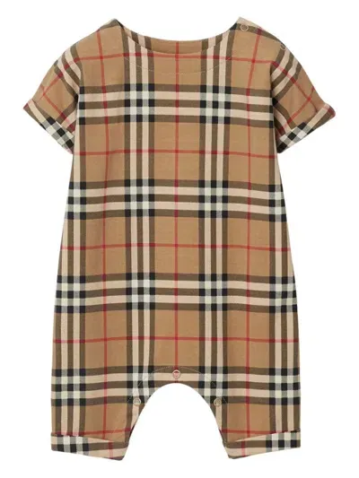 Burberry Kids' N4 Lennox Jumpsuit In Brown