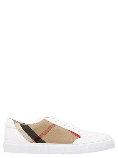 Burberry 'new Salmond' Sneakers In White