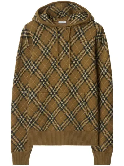 Burberry Nova Check Hoodie In Shrew Ip Check