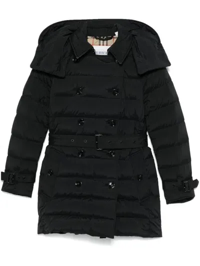 Burberry Padded Coat In Black