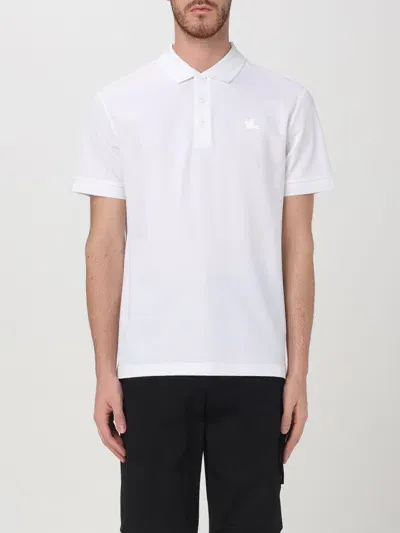 Burberry Polo Shirt  Men Color White In Weiss