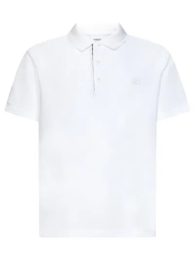 Burberry Polo Shirt In Grey