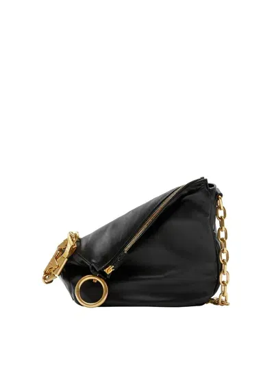 Burberry Puffy Shoulder Bag In Black