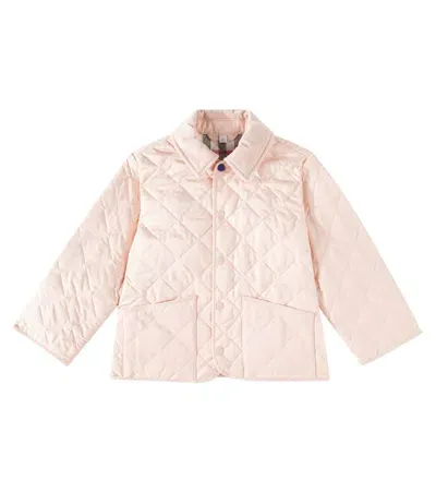 Burberry Kids' Quilted Jacket In Pink