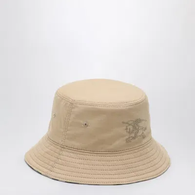 Burberry Reversible Check Pattern Beige Fisherman's Hat