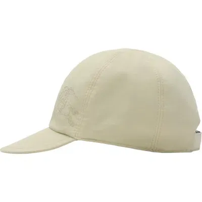 Burberry Reversible Cotton Baseball Cap In Lichen