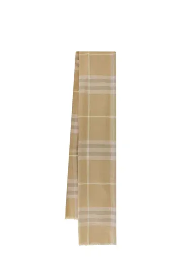 Burberry Scarf In Beige