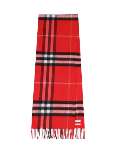 Burberry Scarfs In Red