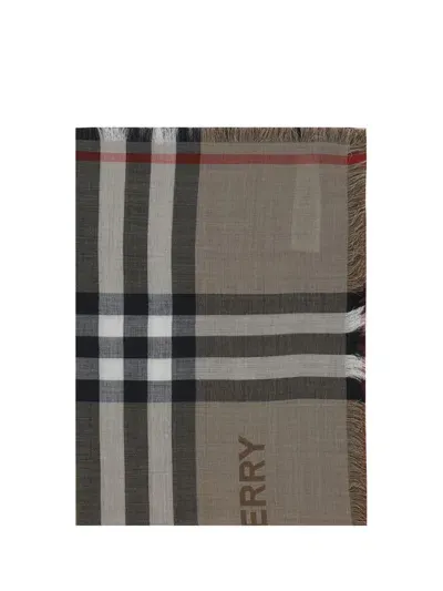 Burberry Scarves In Beige