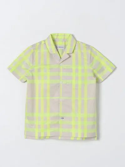 Burberry Shirt  Kids Kids Color Lime