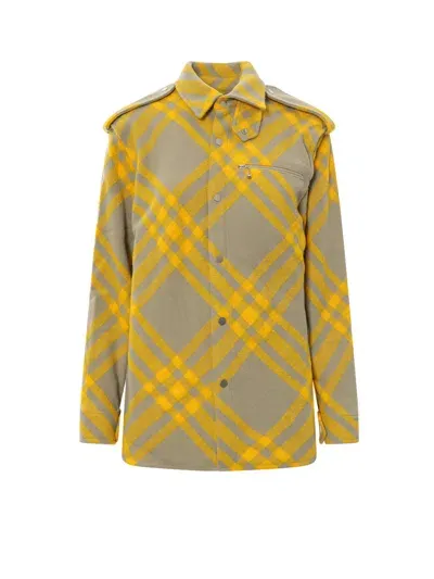 Burberry Shirt In Yellow